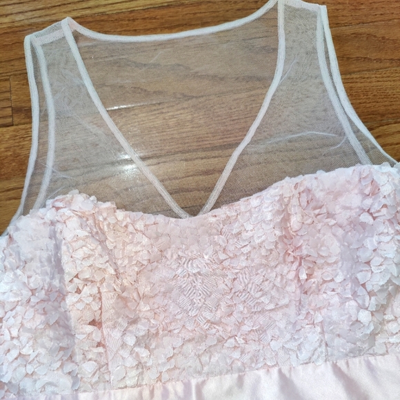 New Light Pink Zeagoo Dress Size 14 Side Zip - Picture 2 of 8
